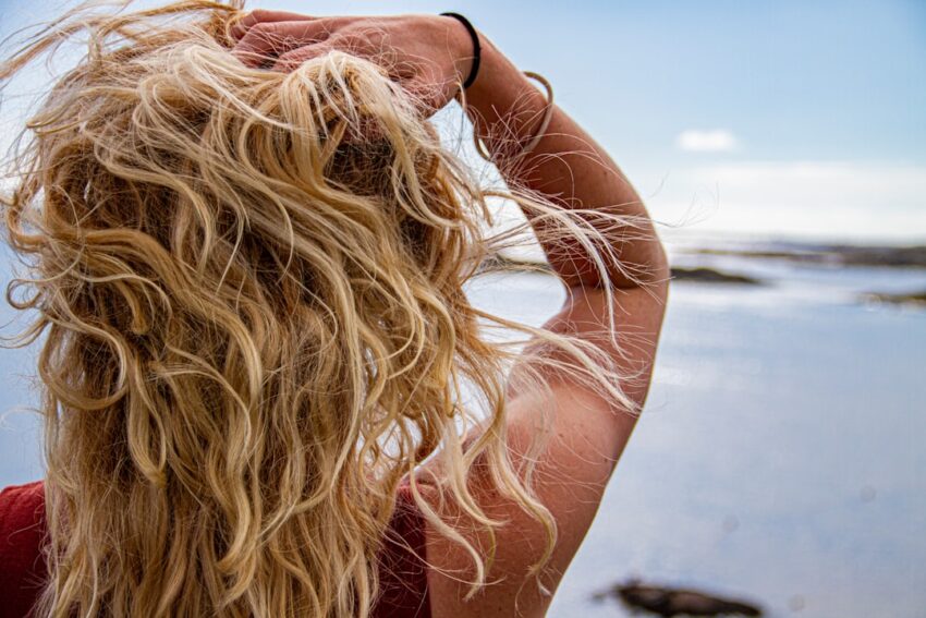 Photo strengthen hair roots